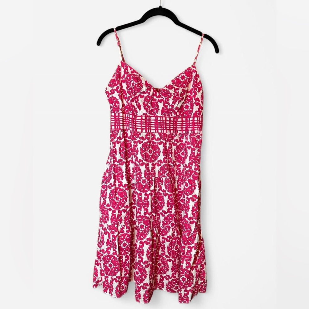 SALE✨ Tommy Hilfiger (10) Y2K midi dress, floral, spaghetti straps, 100% cotton